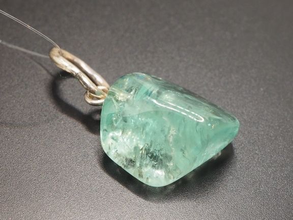 Серебряная подвеска с натуральным бериллом - 35