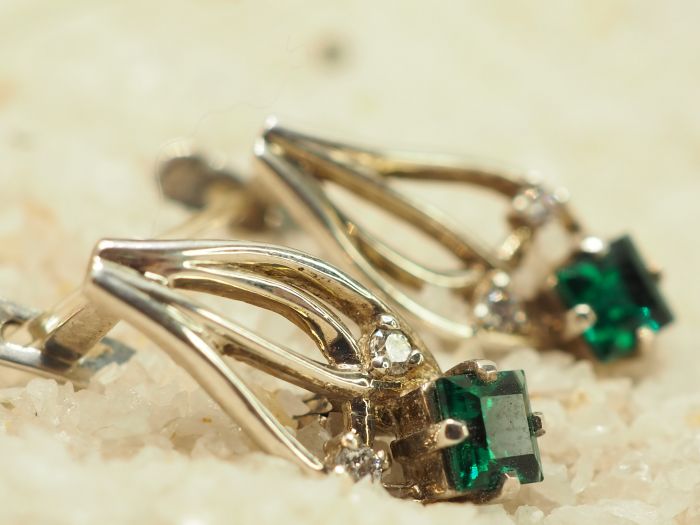 Серебряные серьги 925 пробы-299