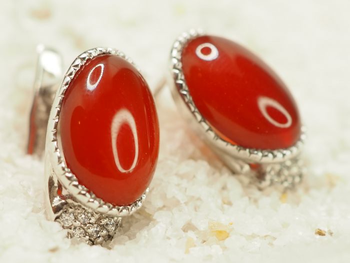 Серебряные серьги 925 пробы-300